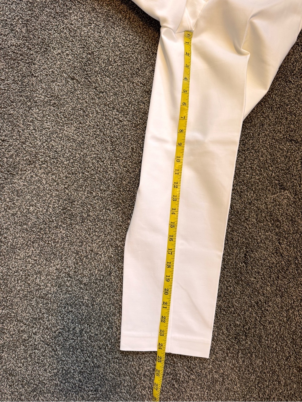 Loft NWTS Riveria White Cropped Dress Pants Size 2P Slim Tailored Legs Pockets - Picture 13 of 14